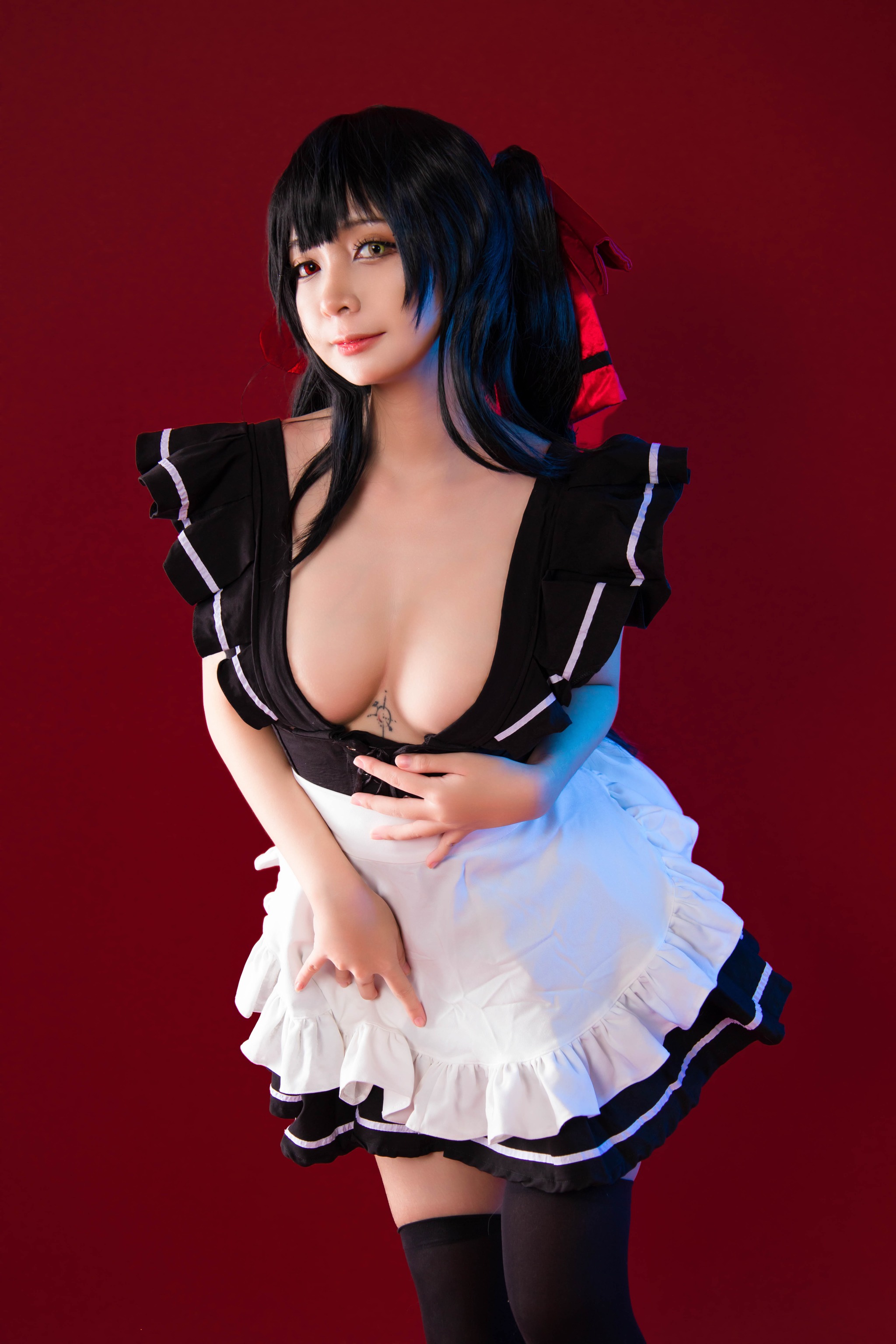 图片[1]-Umeko J – NO.032 Kurumi Tokisaki Maid[75P]-XikXak